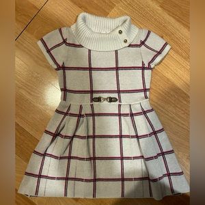 Janie and jack plaid buckle dress